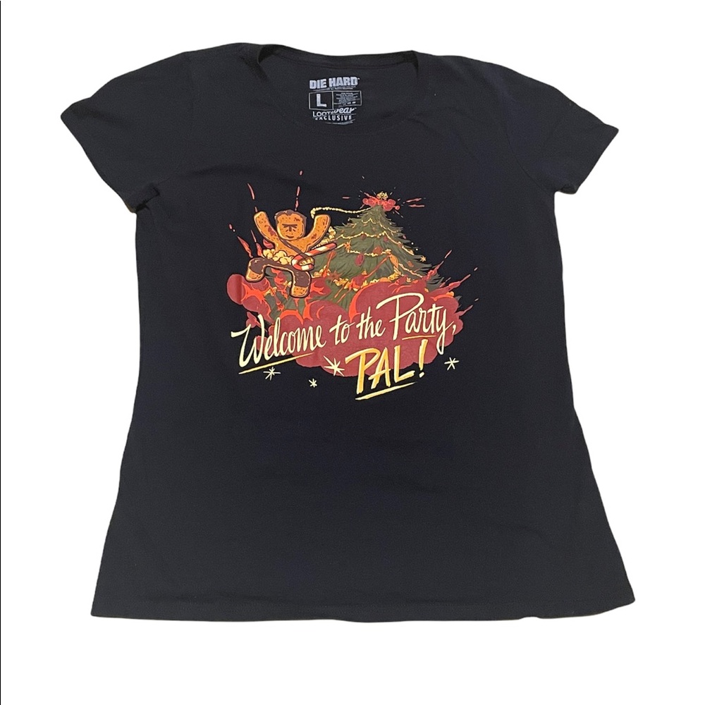 Lootcrate Die Hard tee. Size L